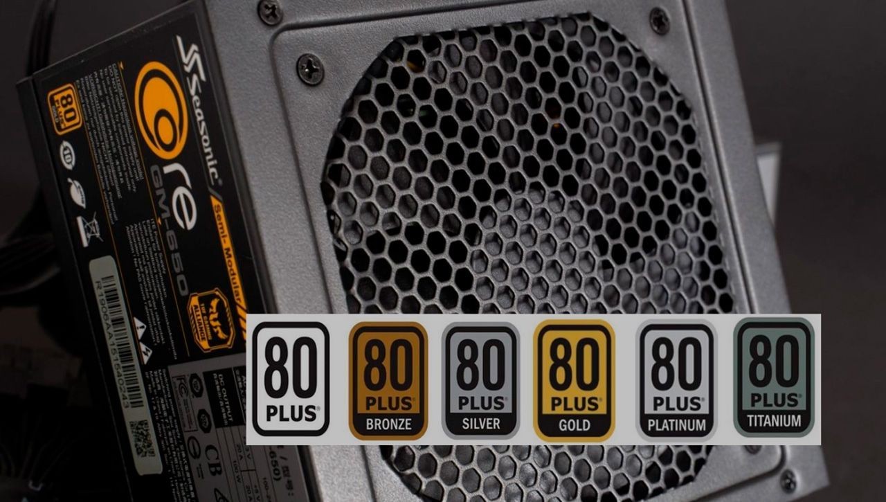 Блок питания с сертификацией 80 PLUS и шкала уровней эффективности